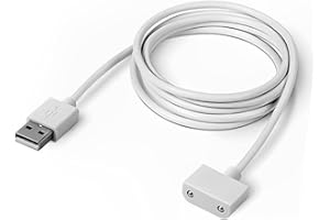 HCHNH Charger for Waterpik ION Cordless, Magnetic USB Charging Cable Compatible with Waterpik Professional Cordless Water Flosser Model WF-12CD010-1 & WF-12CD012-4