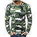 Produktbild R-Cors Herren Longsleeve Rundhals Ausschnitt Langarm Shirt Einfarbig Slimfit mit Stretchanteilen Uni Basic Round-Neck Tee