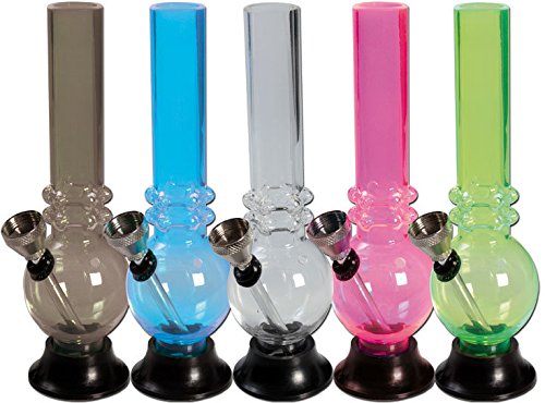 Formschöne bong-discount Acryl-Bong mini, Höhe 170mm, Handtaschen-bong, verschiedene Farben - 4