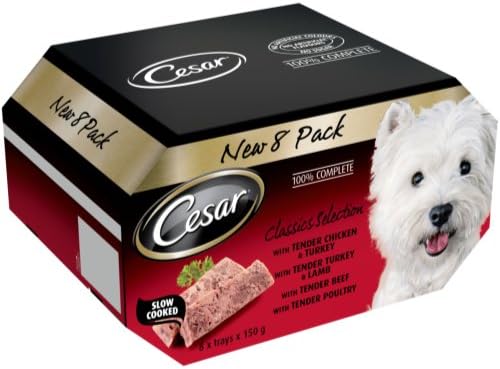 Cesar Classics Selection Trays Adult Dog Food 150g x 8