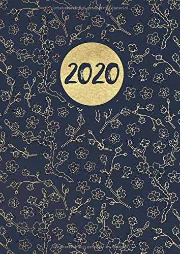 2020: Tageskalender für 2020 mit 1 Tag pro Seite mit Jahres und Monatsübersicht | Tracking von Gewohnheiten | Din A4 | VOL 55