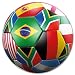 Produktbild 2D-Wanddekoration zur WM 2018 in Russland | Fußball-Weltmeisterschaft 2018 | Tolles Fußball Wandobjekt - "WM 2018 Länder" | WM-Fanartikel | Maße: 30x30x1cm | wetterfest & der absolute Hingucker