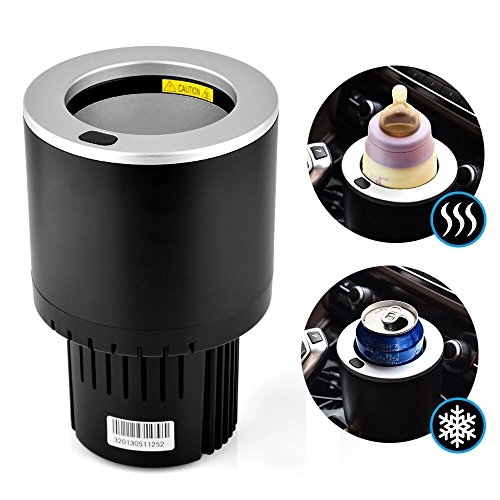 AUSHEN -  Enfriador/calentador eléctrico de bebidas para coche, funciona en pocos minutos