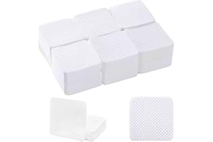 ‎USMLICER 500 Stück Wattepads Fusselfreie Pads Fusselfreie Wischtücher Gel Remover Pads Tücher Nail Art Cotton Removers Baumwolle Fusselfreie Pads für Gelnägel