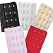 Produktbild RotSale® 5x 4-Haken BH Verlängerung BH-Verlängerer Flexibel und Bequem zu Verlängern in Schwarz Weiß Fleischfarben Pink und Rot