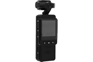 ASHATA Wearable Camera, Sliten Kamera Camcorder 1080p HD, 360 ° Roterbar Linsrörelsedetektering med Bakre Klämma för Resevand