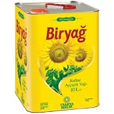 Trakyabirlik Biryağ Rafine Ay&ccedil;i&ccedil;ek Yağı Teneke 10 lt