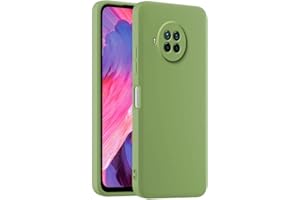 HULLIN Funda de Silicona Colorida para Teléfono, Adecuada para Xiaomi MI 10T Lite 5G (6.67") - Verde Matcha