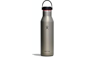 Hydro Flask - Trail series - Botella Isotérmica Ligera 621 ml (21 oz) - Botella Reutilizable de Acero Inoxidable y Aislamiento al Vacío con Tapón Flex Hermético - Standard Mouth - Slate