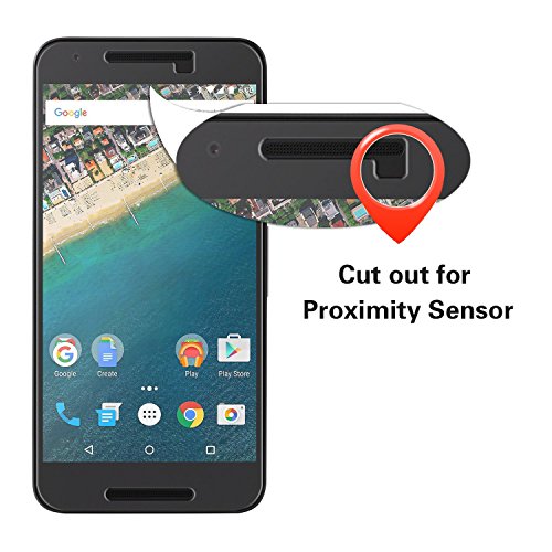 Nexus 5X Protector de Pantalla  iVoler Protector de Pantalla de Vidrio Templado Cristal Protector para LG Google Nexus 5X -Dureza de Grado 9H  Espesor 0 20 mm  2 5D Round Edge- Ultra-trasparente   Anti-golpe   Ajuste Perfecto   No hay Burbujas - Garant  a Incondicional de 18 Meses