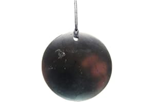 ROCKING GIFTS Colgante de Shungit Shungita, Shungite Original Minerales y Cristales, Belleza energética, Meditacion, Amuletos Espirituales