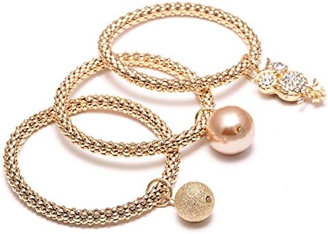 Xinmaoyuan Wedding Jewelry Europe And Owl-Studded Bracelet-Elastic Multilayered Fope Gold Jewelry Fashion Jewelry , Picture Color Wedding Gift Birthday Present Holiday Gifts