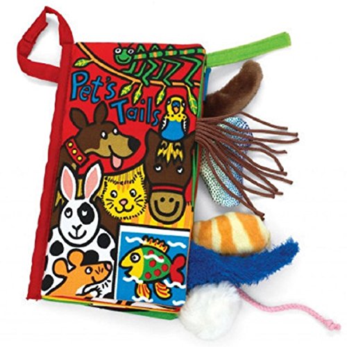 Amison Animal Tails Cloth book Baby Toy Cloth Development Books Learning & Education books Pattern 3