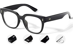 CGID Oversized Clear Lens Fake Glasses Women Men,100% UV400 Protection,Thick Big Square Frame Fashion Eyeglasses