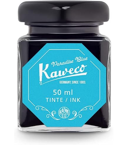 Encre Kaweco Bleu Roi 50ml - Végétalienne, Soluble Eau, Stylo Plume