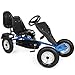 Price comparison product image TecTake Go-kart gokart go Kart pedal 2 seater outdoor toy racing fun cart -different colours- (Blue)