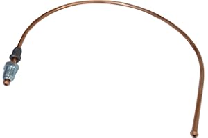 AERZETIX: Tubo per freno in rame Ø4.76mm con raccordi M12x1/M10x1 (50cm)