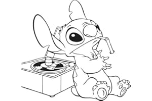 STICK-UP Adesivo Hawaii Stitch, Lilo e Stitch - computer portatile macbook decalcomania