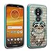 Produktbild Beeren-Zubehör Moto E5 Play Hülle, Moto E5 Cruise Luxus Glitzer Bling Case Nieten Strass Kristall Hybrid Dual Layer Armor Case für Motorola E Play (5. Generation) Eulenmotiv