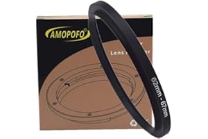 AMOPOFO Anneau de 62 mm à 67 mm pour filtre, anneau de filtre pour appareil photo de 62 mm à 67 mm, ND,CPL 67 mm.