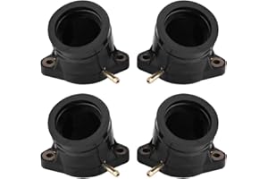 QINLORGO 4Pcs Carburetor Intake Boot, Carburetor Intake Adapter Joint Boot for YAMAHA XJ1100 XS1100 XS1100L