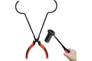 PONGNAS Tiegel Tong Gold Ofenbefestigung, Stahl Paulownia Gold Ofenhalter, verwendet, um Edelmetallschmuck Herstellungswerkzeuge zu gießen