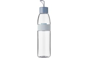 Mepal - Bouteille d'Eau Ellipse - Bouteille d'Eau Réutilisable - Bouteille Étanche pour Boissons Gazeuses - Sans BPA - 700 ml - Nordic blue