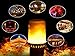 Produktbild ZEZKT-Home E27 Flame Bulbs Light Burning Fire Effect Leuchtmittel Fire Effekt Birne Dekorative Lampe energiesparend umweltfreundlich Leuchtmittel Retro Vintage Innen-Dekoration 1 Stück (E27)