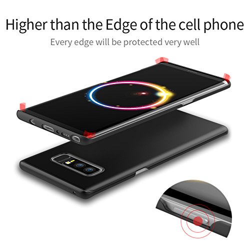 EasyULT Funda Samsung Note 8 PC Carcasa Funda Samsung Note 8
Ultra-Delgado Ligera Anti-rasgu os Estuche Case Cover para Samsung Note
8 Lite-Negro