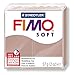 Produktbild Staedtler 8020-87 ST 1 Fimo soft Block, Modelliermasse (ofenhärtend, weich und soft, sofort modellierfähig, wiederverschließbar, Blockgröße 57 g) Trendfarbe taupe