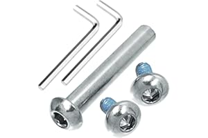 OTFAITP 24 mm - 120 mm M8 Screw for Replacement of Child Kick/Adult Scooter Wheelchair Folding Table and Chair Repair