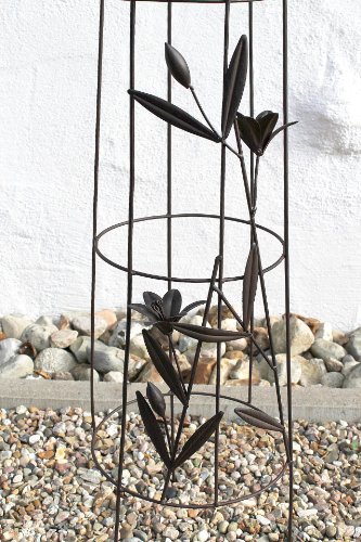 DanDiBo Rankhilfe 130486 XL Rankpyramide 154 cm Kletterhilfe Rankgitter Bodenstecker Zaun - 3