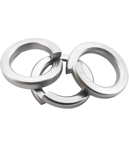 Rondelle Elastiche M8 In Acciaio Zincato DIN 127 | Confezione Da 50 Pezzi | Per Bulloni E Viti | Anti-vibrazione - Foto 4