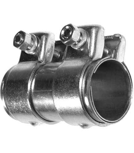 Connettore Per Tubo Da 35 Mm X 95 Di Scarico Un Doppio Morsetto Strumenti Auto Modifica 88181889 - Foto 7