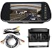 Produktbild KIPTOP 7 Zoll Monitor TFT Farb Monitor Farb Kamera IP67 inkl. 20 Meter Anschlusskabel (12-24 Volt) (Twin Camera Rear View Reversing Kit)