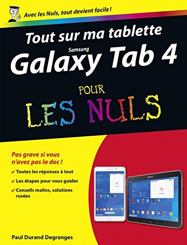Tout sur ma tablette Samsung Galaxy Tab 4 Pour les Nuls francais Tout sur ma tablette Samsung Galaxy Tab 4 Pour les Nuls francais