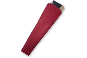 FIONCCI Custodia in Vera Pelle per Ventaglio - Protezione Artigianale Realizzata a Mano - Allunga la Vita del Tuo Ventaglio (Fucsia)