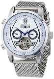 Constantin Durmont Herren-Armbanduhr XL Boussole Analog Automatik Edelstahl CD-BOUS-AT-STM2-STST-WH
