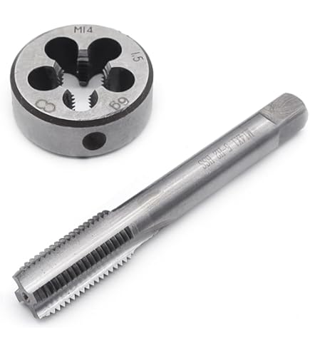 1Set M6 X 0.5mm 0.5 Metrico HSS Rubinetto Destro E Filettatura - Foto 11