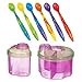 Munchkin Powdered Formula Dispenser Combo Pack with 6-Count Soft Tip Infant Spoons, Pink