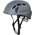 Heemtle Safety Helmet Rock Climbing Tree Caving Kayaking Rappel Rescue Hard Hat 5 Colors Optional （Adjustable：52-62CM）