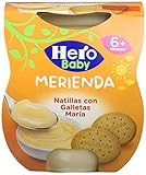 100% Natural Hero Baby Merienda Natillas Galleta - Pack de 2 x 130 g - Total: 260 g
