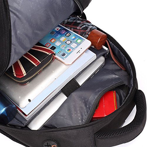 SymbolLife business wheeled backpacks business rucksack mit den Trolleys modern für Notebooks mit Display bis 15,6 Laptoptasche Schulrucksack Business Reisetrolley Business Bag ,Size 47*33*22cm - 6