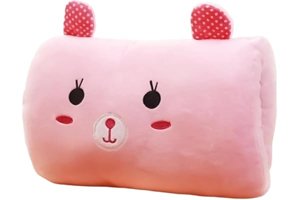 Bunny Plush Hand Pillow, 30x20x10cm, Soft Velvet Winter Muff Pillow for Kids, Classroom, Travel, School, Home, Cold Weather, Outdoor Activities, Bedroom, Sofa