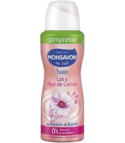 Lot De 2 Déodorants Monsavon - Au Lait Et Pierre D’alun & Grenade Fruitée - Neuf