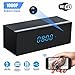 Price comparison product image Bardland HC-02 Wireless Music Hidden Camera Speaker, WiFi HD 1080P Camera Clock with Night Vision, Bluetooth Stereo Speaker, Motion Detection, Invisible Lens, Remote 720P Video Recorder,12&24 Time Display,Free APP free