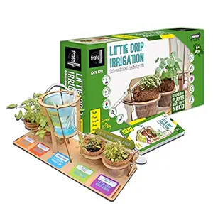 Fratelli Little Drip Irrigation Kit for Kids - DIY Science Educational Set - Agricultural Science Kit - Botany Kit for Kids- Germination Learning Kit- Grow Plants & Learn