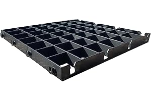ECODECK ECODRIVE500 DRIVEWAY GRIDS X140 = 35 SQUARE METRES + HD MEMBRANE GROUND SHEET GRAVEL GRIDS GRAVEL GRIDS GRASS GRID PLASTIC STABILITY GRIDS ECO PAVING BASES & PARKING DRIVE WAY GRID POROUS GRASS OR GRAVEL GRIDS