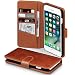 Produktbild TERRAPIN iPhone 7 Plus Funda Cartera de autentico Cuero Con compartimento para billetera - Coñac