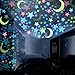 Produktbild Fluoreszierende Sterne, yuyoug Kunstnägel Kinder Schlafzimmer fluoreszierend Glow in the Dark Mond und Stern Art Wand Aufkleber DIY Wand-Aufkleber Luminous Wandtattoo Wandmalereien Deckenleuchte Wand Schlafzimmer für Wohnzimmer Teens Kinder Baby Zimmer Kinderzimmer (zufällige Farbe)
